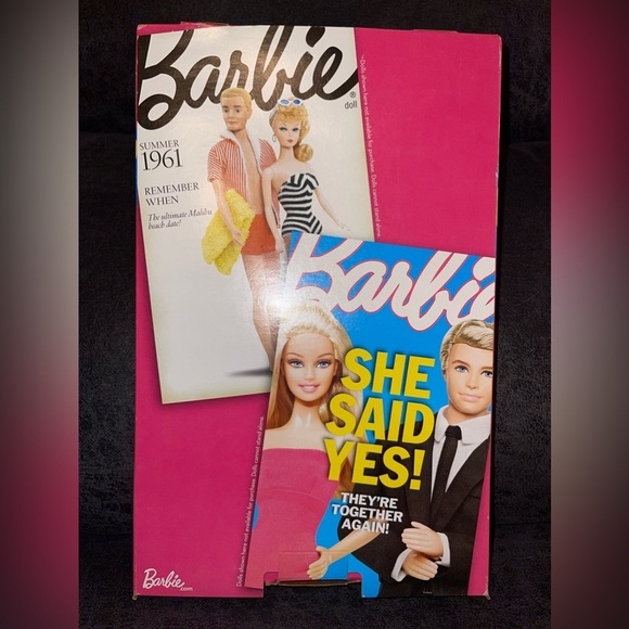 2-Pack Barbie & Ken, She Said Yes, Gift pack, By Mattel NRFB - Picture 4 of 15